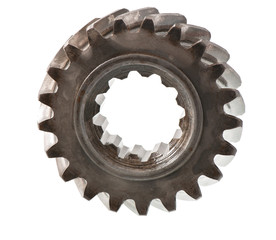 Differential gears isolated on white background