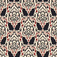 Seamless Damask  vector pattern luxury royal