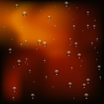 Vector illustration of a soda texture close up