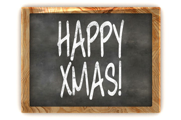 Fototapeta premium Blackboard Happy Xmas