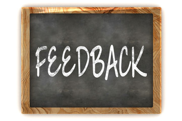 Obraz premium Blackboard Feedback