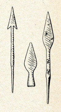 Middle Iron Age iron spearheads (Latgale, Latvia)