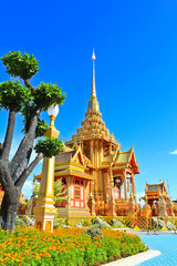 Thai Royal Crematorium in Bangkok Thailand - obrazy, fototapety, plakaty