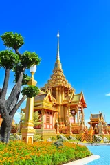 Papier Peint photo Lavable Bangkok Crématorium royal thaïlandais à Bangkok en Thaïlande