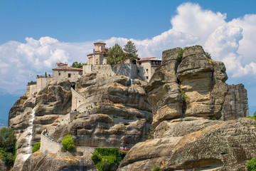 Fototapeta na wymiar Klasztor Świętej Wielkiej Meteoron, Meteora, Tesalia, Grecja