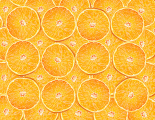 Pomarańcze, tło