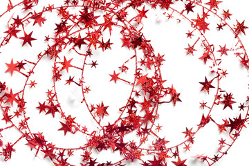 Red Star decoration garland