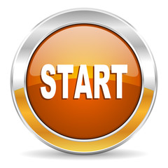 Fototapeta premium start icon