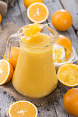 Obraz na płótnie Canvas Fresh made Orange Juice