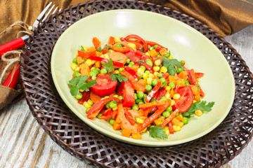 Chorizo salad