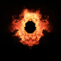 Cercles muraux Flamme Anneau de feu