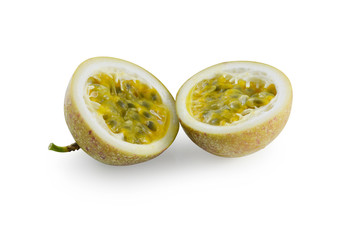 Half cut passion fruit