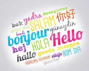 RÃ©sultat de recherche d'images pour "bonjour en toutes les langues"