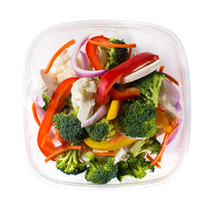 Bowl of vegetable salad
