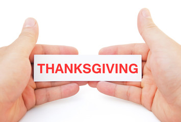 hands holding blank paper with clipping path