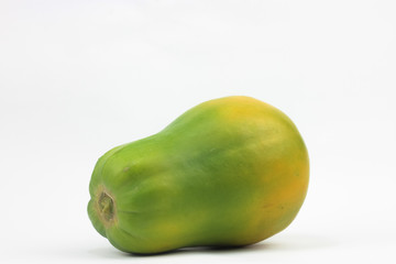 Papaya isolated on white background