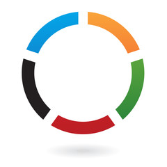 Colorful Round Abstract Icon