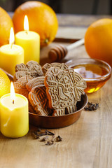 Speculaas is a type of spiced shortcrust biscuit, traditionally