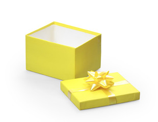 yellow gift box