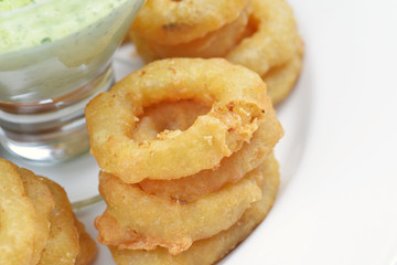 Fried onion rings