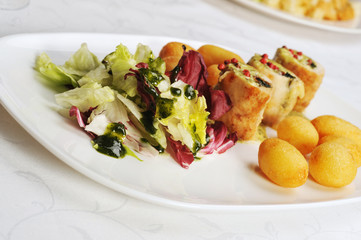 turkey fillet with cheese