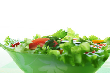 salad with vegetable