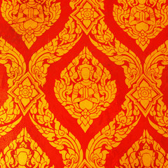 Thai art wall pattern