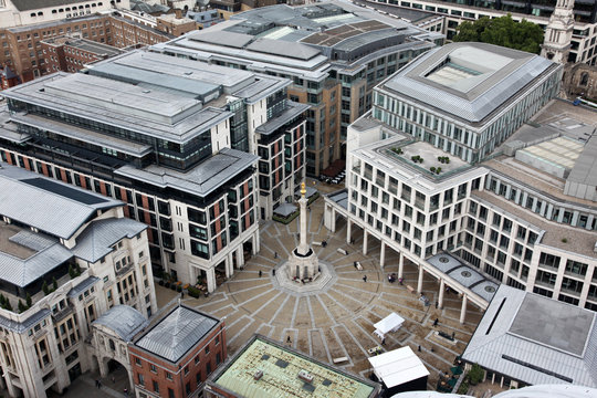London from St Paul's Cathedral, UK.