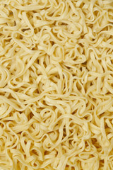 Dried instant noodles as a background
