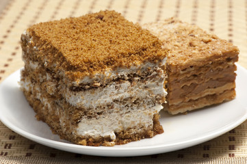 Flaky sweet pastry