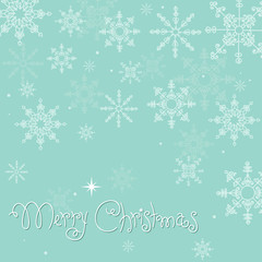 Christmas blue festive background