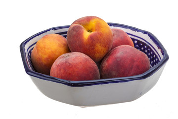 Bright ripe peaches
