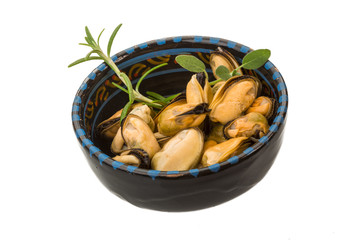 Marinated mussels