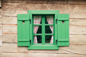 Obraz premium Romantic log cabin