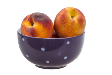 Bright ripe peaches