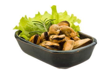 Marinated mussels
