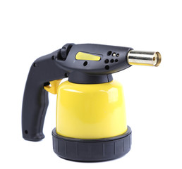 Manual gas camping burner. © indigolotos