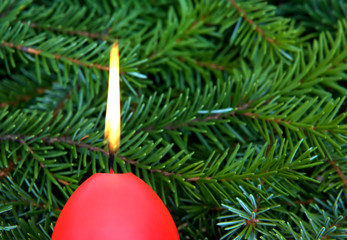 Christmas candle