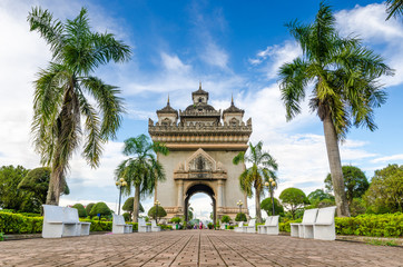Patuxai-Denkmal in Vientiane, Laos