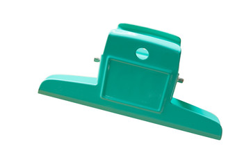 Big green paperclip
