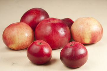 Beautiful red apples