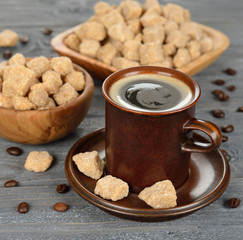 Coffee and brown sugar