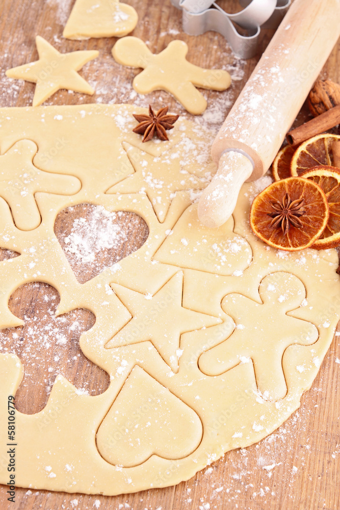 Wall mural christmas baking