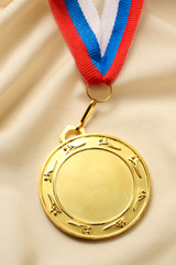Blank metal medal