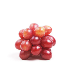red grape on isolated white background