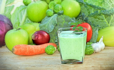 Green smoothie - green juice