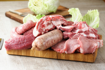 Misto carne cruda di maiale - 58109145