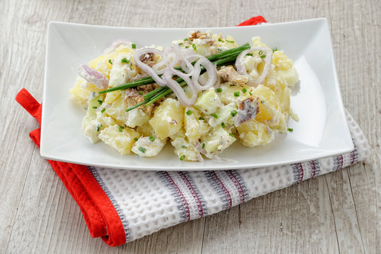 Insalata di aringhe e patate