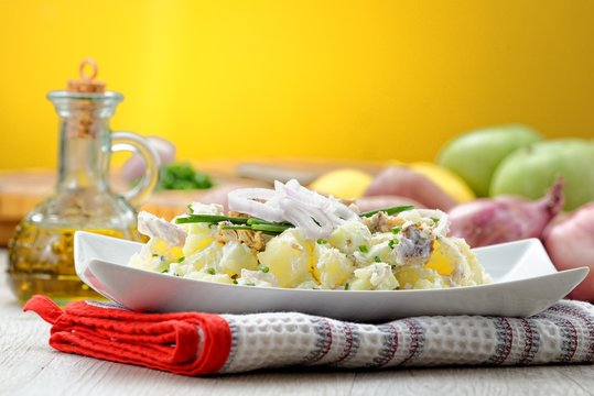 Insalata di aringhe e patate
