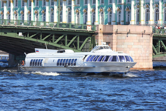 Meteor - Hydrofoil Boat In St. Petersburg